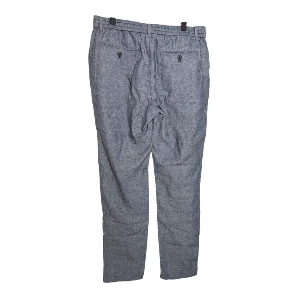 Banana Republic Athletic Fit Linen Cotton Pants Men's Size 32 x 34 NEW with Tags
